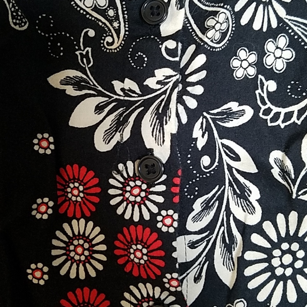 Statement Patterned Button Down - image 2